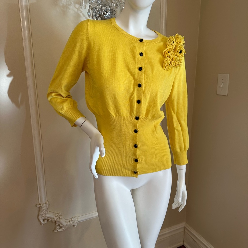 Olivia M. Lightweight  Button Down Sweater Size XL